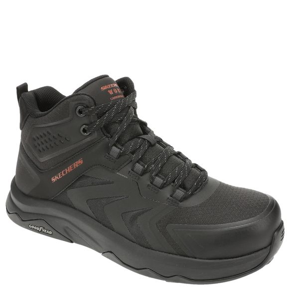 SKECHERS Men's Speed-Flex Trekker Mid Comp Toe Industrial Shoe, Black 1, 11 Wide - Picture 1 of 1